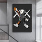 Canvas Art Painting Kaw Cartoon Character Playing Basketball